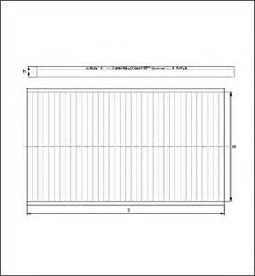 MAGNETI MARELLI 154064186930 Фільтр, повітря у внутрішньому просторі