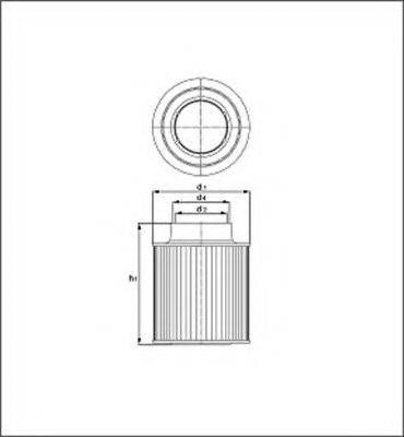 MAGNETI MARELLI 154084349790 Повітряний фільтр