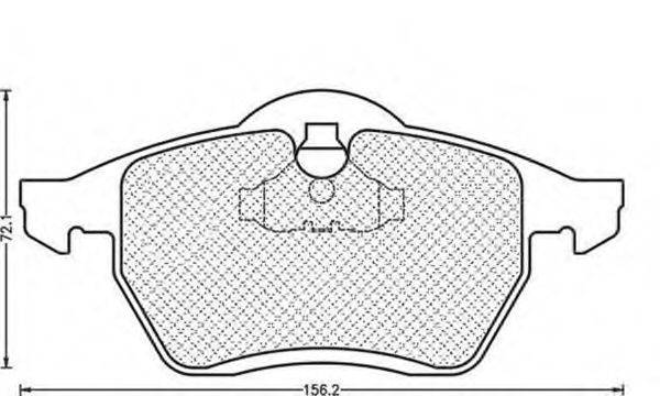 MAGNETI MARELLI 430216170379 Комплект гальмівних колодок, дискове гальмо