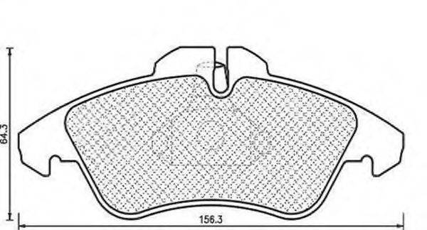 MAGNETI MARELLI 430216170394 Комплект гальмівних колодок, дискове гальмо