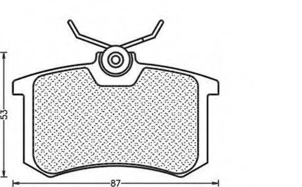 MAGNETI MARELLI 430216170433 Комплект гальмівних колодок, дискове гальмо