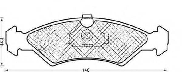 MAGNETI MARELLI 430216170991 Комплект гальмівних колодок, дискове гальмо