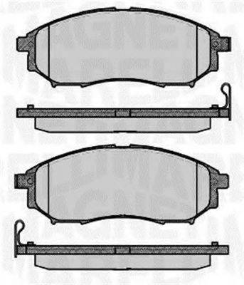 MAGNETI MARELLI 363916060683 Комплект гальмівних колодок, дискове гальмо