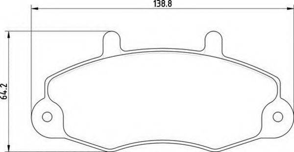 MAGNETI MARELLI 363710209099 Комплект гальмівних колодок, дискове гальмо