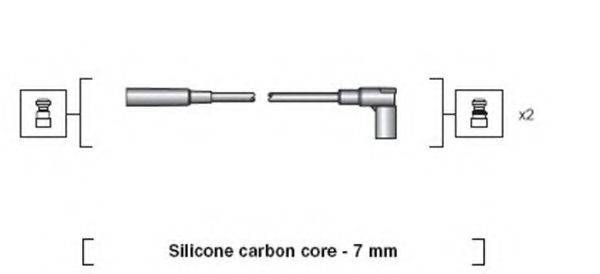 MAGNETI MARELLI 941318111006 Комплект дротів запалювання