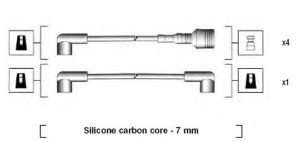 MAGNETI MARELLI 941044120502 Комплект дротів запалювання