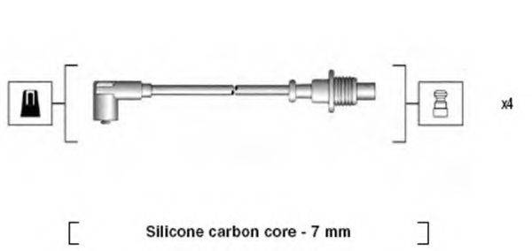 MAGNETI MARELLI 941085150567 Комплект дротів запалювання