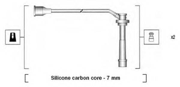 MAGNETI MARELLI 941285140849 Комплект дротів запалювання