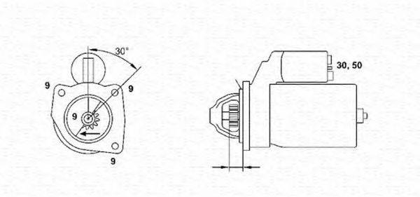 MAGNETI MARELLI 943221630010 Стартер