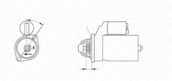 MAGNETI MARELLI 943241102010 Стартер