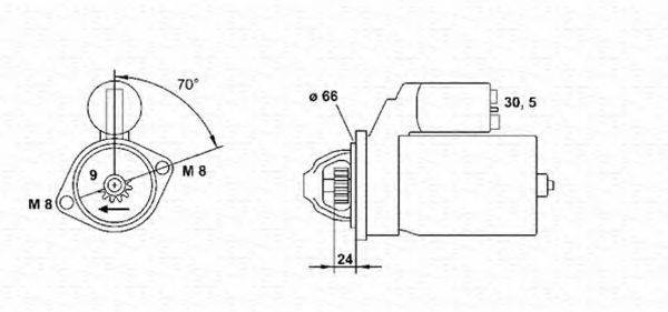 MAGNETI MARELLI 943251403010 Стартер