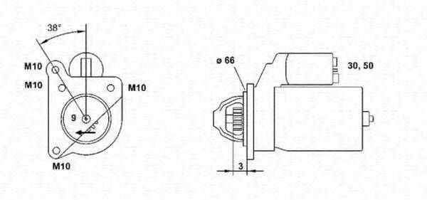 MAGNETI MARELLI 943251454010 Стартер