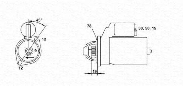 MAGNETI MARELLI 943251607010 Стартер