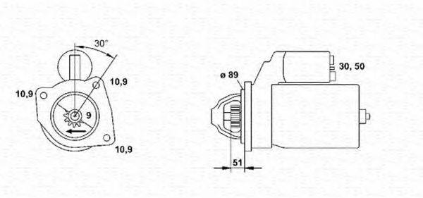 MAGNETI MARELLI 943252244010 Стартер