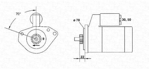 MAGNETI MARELLI 943254002010 Стартер