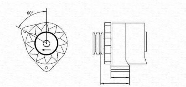 MAGNETI MARELLI 943356827010 Генератор