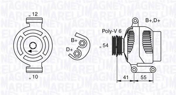 MAGNETI MARELLI 063377023010 Генератор