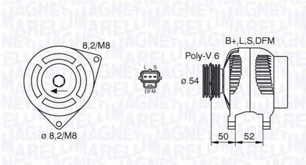 MAGNETI MARELLI 063377443010 Генератор