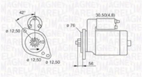 MAGNETI MARELLI 063720004010 Стартер