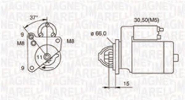 MAGNETI MARELLI 063720014010 Стартер