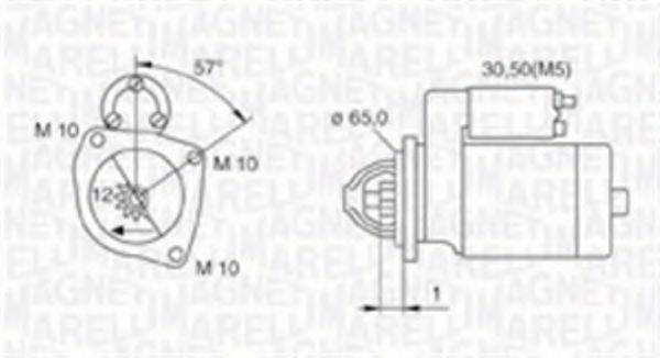 MAGNETI MARELLI 063720025010 Стартер