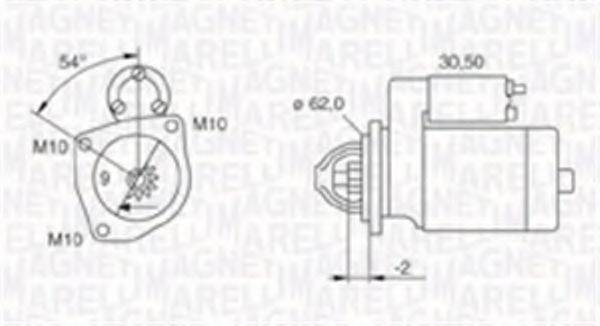 MAGNETI MARELLI 063720027010 Стартер