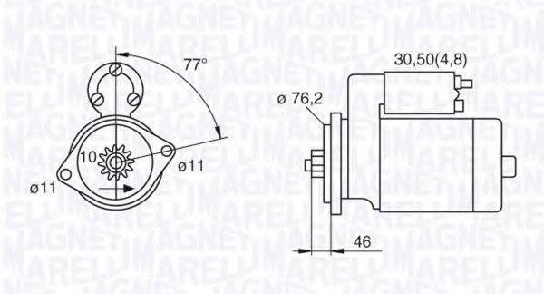 MAGNETI MARELLI 063720020010 Стартер