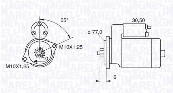 MAGNETI MARELLI 063522623010 Стартер