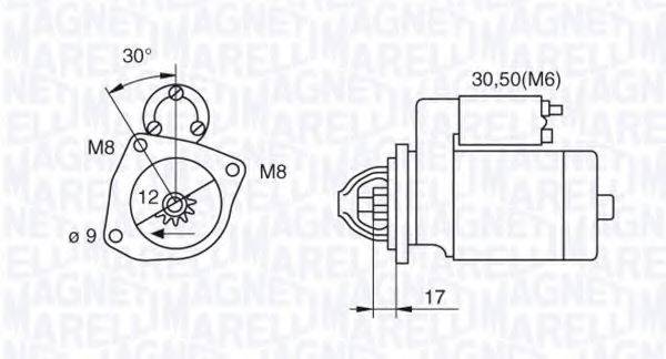 MAGNETI MARELLI 063280021010 Стартер