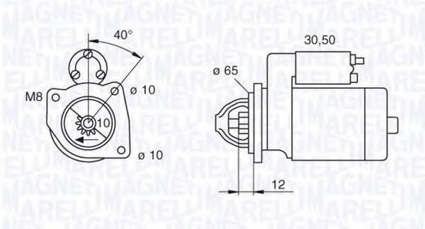 MAGNETI MARELLI 063280062010 Стартер