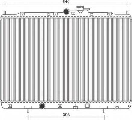 MAGNETI MARELLI 350213111500 Радіатор, охолодження двигуна