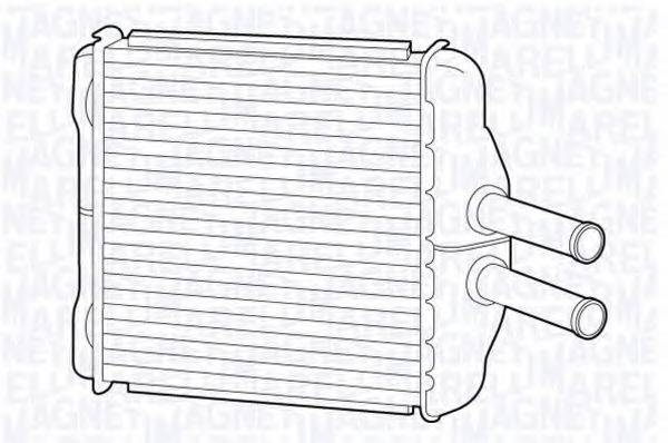 MAGNETI MARELLI 350218327000 Теплообмінник, опалення салону