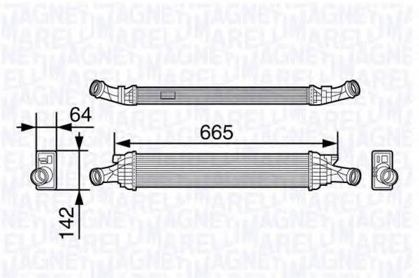 MAGNETI MARELLI 351319202260 Інтеркулер