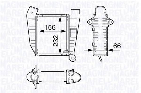 MAGNETI MARELLI 351319202450 Інтеркулер