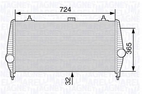 MAGNETI MARELLI 351319202700 Інтеркулер