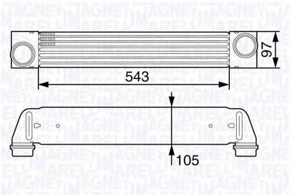 MAGNETI MARELLI 351319202720 Інтеркулер