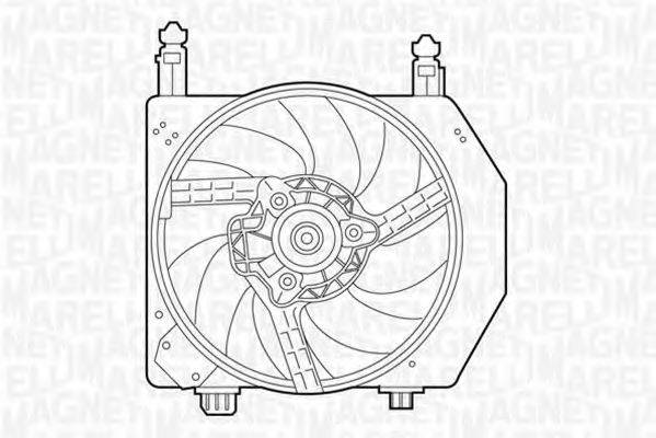 MAGNETI MARELLI 069422305010 Вентилятор, охолодження двигуна