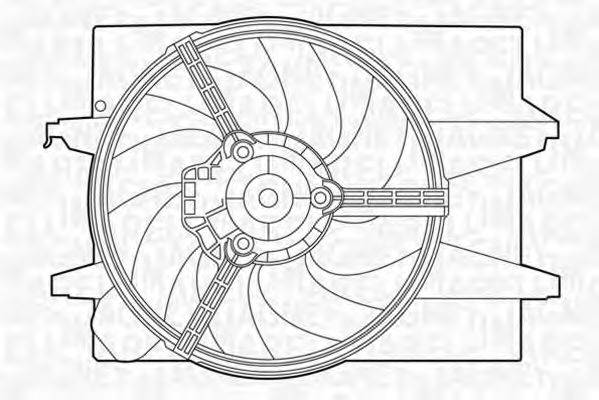 MAGNETI MARELLI 069422400010 Вентилятор, охолодження двигуна