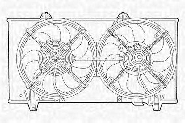 MAGNETI MARELLI 069422415010 Вентилятор, охолодження двигуна