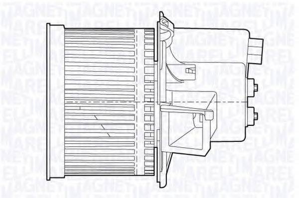 MAGNETI MARELLI 069412653010 Вентилятор салону