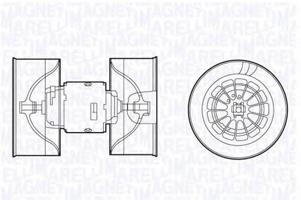 MAGNETI MARELLI 069412660010 Вентилятор салону