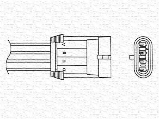 MAGNETI MARELLI 460000420010 Лямбда-зонд